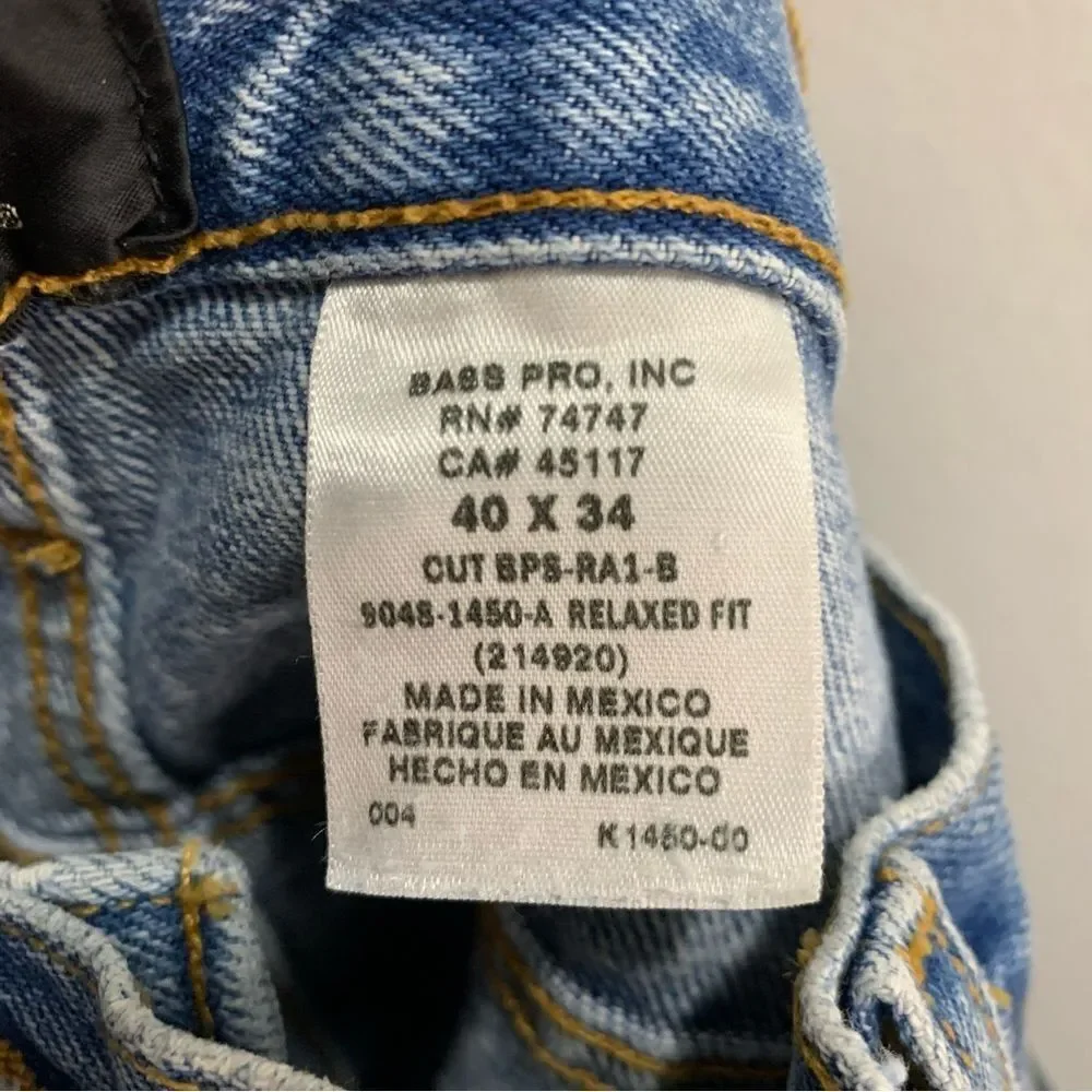 Men's RedHead Lightwash Jeans 40x34 Relaxed Fit